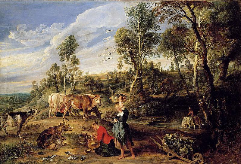 Peter Paul Rubens The Farm at Laken China oil painting art